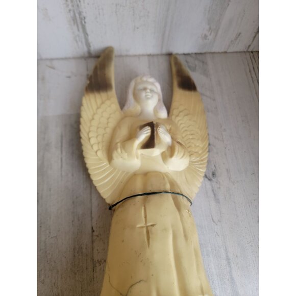 Vintage AS IS angel cherub blow mold Christmas home decor - Picture 3 of 9